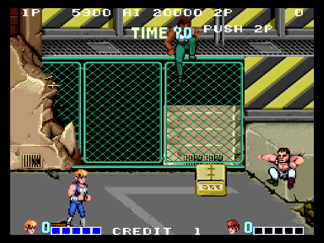 Double Dragon (bootleg with HD6309) Screenthot 2